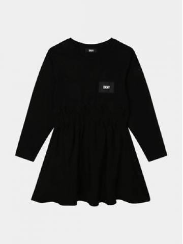 DKNY Повсякденна сукня D32895 D Чорний Regular Fit DKNY Повсякденна сукня D32895 D Чорний Regular Fit
