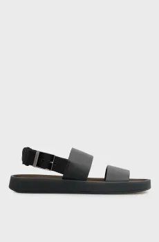 Мужские черные кожаные сандалии ERGON BACK STRAP Черный 40 Calvin Klein HM0HM02095