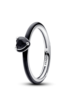 Каблучка "Чорне серце" Pandora ME
