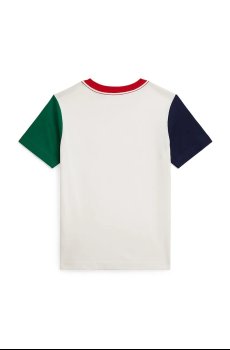 Детская хлопковая футболка Polo Ralph Lauren