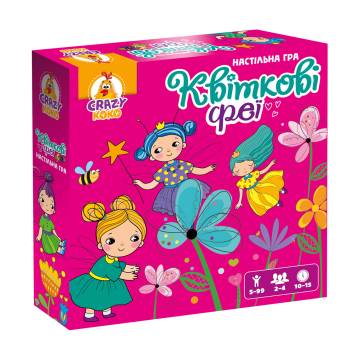 Настольная игра Vladi Toys Квіткові феї, 26*6.5*26 см, от 5 лет, 8 элементов (VT8055-34)