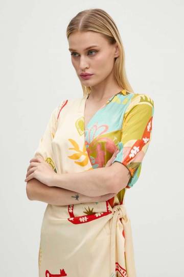 Платье Never Fully Dressed Vienna Wrap Dress midi расклешённое NFDDR1567 Платье Never Fully Dressed Vienna Wrap Dress midi расклешённое NFDDR1567