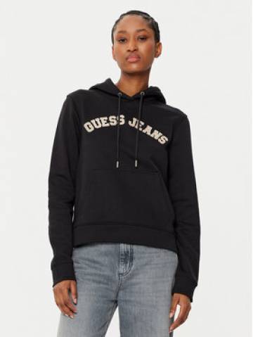 Guess Jeans Світшот W5RQ17 K68I4 Чорний Regular Fit Guess Jeans Світшот W5RQ17 K68I4 Чорний Regular Fit