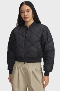 Женский черный бомбер Heritage Bomber Черный S Under Armour 6000638-001