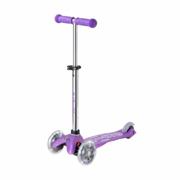 Детский самокат Micro Mini Deluxe Fairy Glitter LED трехколесный, пурпурный, от 2 лет (MMD207) Детский самокат Micro Mini Deluxe Fairy Glitter LED трехколесный, пурпурный, от 2 лет (MMD207)