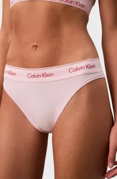 Женские розовые трусики HIGH LEG TANGA Розовый M Calvin Klein LV00QF8524