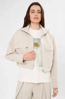 Женская бежевая куртка Бежевый 36 BOSS 50553908;962