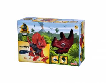 Ігровий набір Simba Червоний трицераптор (4342504-3) Ігровий набір Simba Червоний трицераптор (4342504-3)