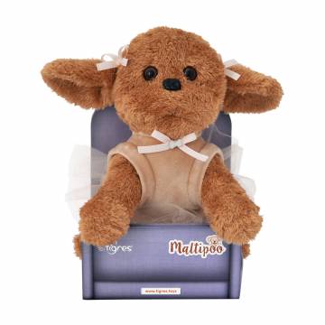 Детская мягкая игрушка Tigres Собачка Мальтипу Кейзи, от 3 лет (СО-0118) Детская мягкая игрушка Tigres Собачка Мальтипу Кейзи, от 3 лет (СО-0118)
