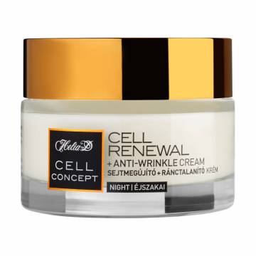 Ночной крем для лица Helia-D Cell Concept Cell Renewal + Anti-Wrinkle Night Cream 55+, против морщин, 50 мл Ночной крем для лица Helia-D Cell Concept Cell Renewal + Anti-Wrinkle Night Cream 55+, против морщин, 50 мл