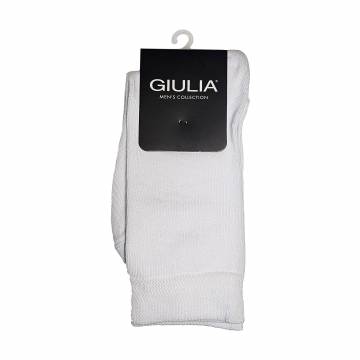 Носки мужские Giulia MS3 Classic, высокие, белые, размер 43-46 Носки мужские Giulia MS3 Classic, высокие, белые, размер 43-46