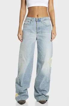 Женские голубые джинсы Голубой 28 Replay VD115 .000.V727A57