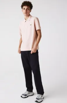 Мужское розовое поло Розовый L Lacoste L1221ADY