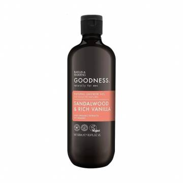 Мужской гель для душа Baylis & Harding Goodness Natural Shower Gel, Sandalwood & Rich Vanilla, 500 мл Мужской гель для душа Baylis & Harding Goodness Natural Shower Gel, Sandalwood & Rich Vanilla, 500 мл