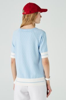 Lacoste светр жіночий з коротким рукавом