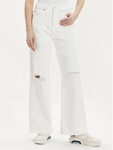 Tommy Jeans Джинси Claire DW0DW18322 Білий Wide Leg Tommy Jeans Джинси Claire DW0DW18322 Білий Wide Leg