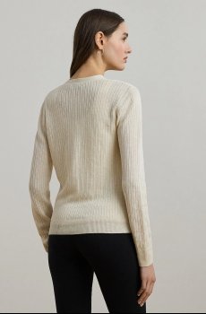 Льняной кардиган Lauren Ralph Lauren