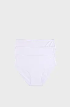 Женские белые трусики (3 шт) Белый XL womensecret 7682913