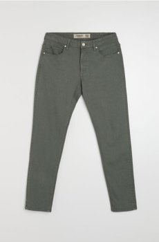 Джинси slim fit - синьо-зелений