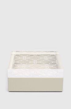 Зеленый ящик Iris с узором