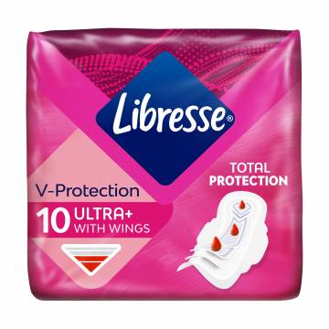 Прокладки гигиенические Libresse Ultra, 10 шт Прокладки гигиенические Libresse Ultra, 10 шт