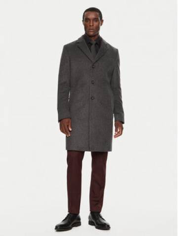 Boss Вовняне пальто H-Hyde 50525739 Сірий Slim Fit Boss Вовняне пальто H-Hyde 50525739 Сірий Slim Fit