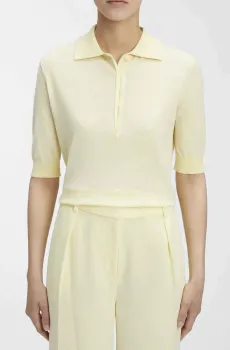 Женское желтое поло Желтый S Calvin Klein K20K206915