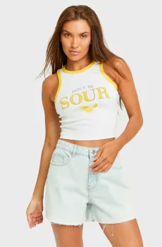 Женский белый топ Белый XS Tally Weijl SSLCOBRAMYP2