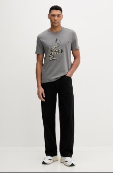 Хлопковая футболка HUGO Discorb