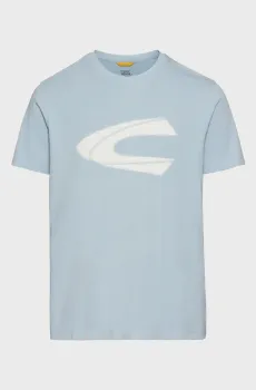 Мужская голубая футболка Голубой M Camel Active 409700-5T02-43