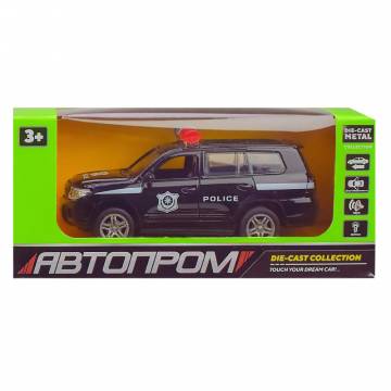 Поліцейський позашляховик Автопром чорний 1:32 (A3241/3) Поліцейський позашляховик Автопром чорний 1:32 (A3241/3)