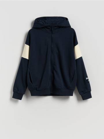 Reserved - Бавовняний світшот - темно-синій - 900FJ-59X Reserved - Бавовняний світшот - темно-синій - 900FJ-59X