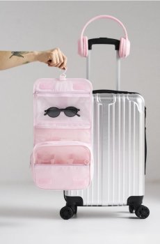 Підвісна дорожня косметичка - рожевий