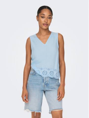 ONLY Блузка 15296317 Голубий Regular Fit ONLY Блузка 15296317 Голубий Regular Fit