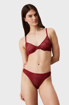 Женские красные трусики THONG Красный XS Calvin Klein 000QF6878E