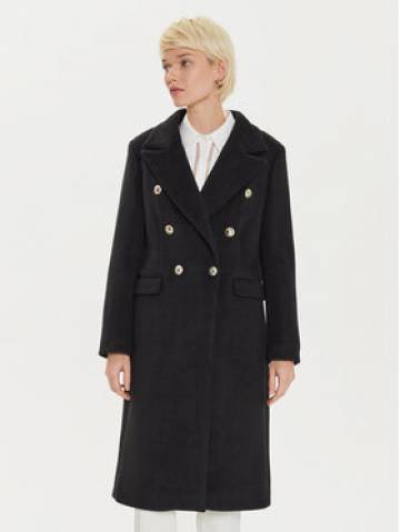 Maryley Демісезонний плащ 24IB810/15NE Чорний Regular Fit Maryley Демісезонний плащ 24IB810/15NE Чорний Regular Fit