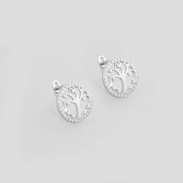 Серебряные серьги Minimal 92-0024б Серебряные серьги Minimal 92-0024б