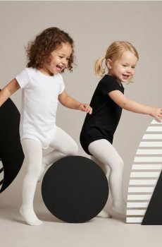 Бавовняні боді, 2 шт. - білий