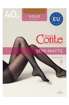 Колготки женские Conte elegant Solo с шортиками 40 DEN, Bronz, размер 3