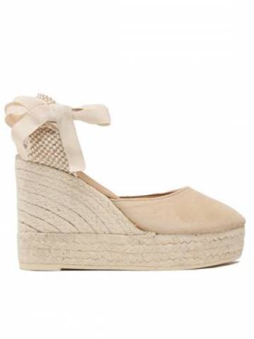 Manebi Еспадрильї Soft Suede Wedge Espadrilles M 1.1 WV Бежевий Manebi Еспадрильї Soft Suede Wedge Espadrilles M 1.1 WV Бежевий