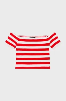 Женский топ в полоску Разноцветный M Tally Weijl STSCOSHORI