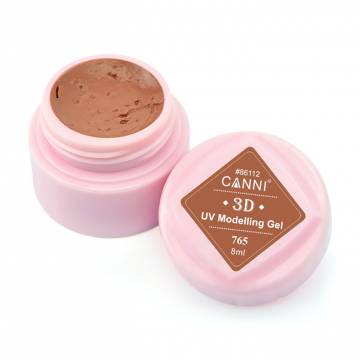 Гель-пластилин для ногтей Canni 3D UV Modelling Gel 765 коричневый, 8 мл Гель-пластилин для ногтей Canni 3D UV Modelling Gel 765 коричневый, 8 мл