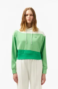 Женское зеленое худи Зеленый 38 Lacoste SF0507TTF