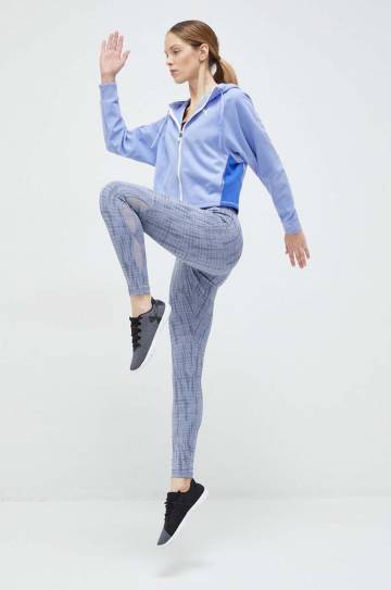 Кофта для тренинга Puma Modern Sports цвет фиолетовый с капюшоном узор Кофта для тренинга Puma Modern Sports цвет фиолетовый с капюшоном узор