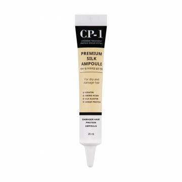 Сыворотка для волос Esthetic House CP-1 Premium Silk Ampoule для сухих и поврежденных волос, с протеинами шелка, 20 мл Сыворотка для волос Esthetic House CP-1 Premium Silk Ampoule для сухих и поврежденных волос, с протеинами шелка, 20 мл