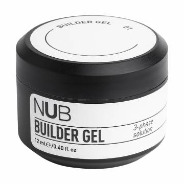 Гель трехфазный для наращивания ногтей NUB Builder Gel 04, 12 мл Гель трехфазный для наращивания ногтей NUB Builder Gel 04, 12 мл