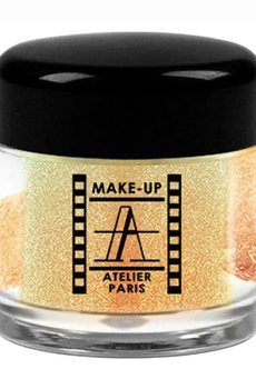 Уценка! Рассыпчатая перламутровая пудра для век Make-Up Atelier Paris Pearl Powder PP17 Yellow Gold, 4 г