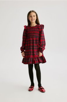 Reserved - Сукня у клітинку - різнобарвний - 265FW-MLC