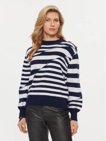 Silvian Heach Светр GPP24300MA Cиній Regular Fit Silvian Heach Светр GPP24300MA Cиній Regular Fit