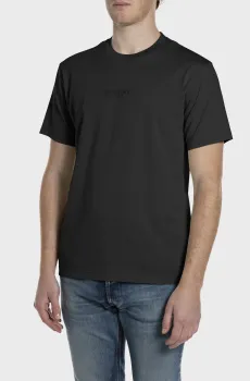 Мужская черная футболка Черный XXL Replay M3347 .000.2660